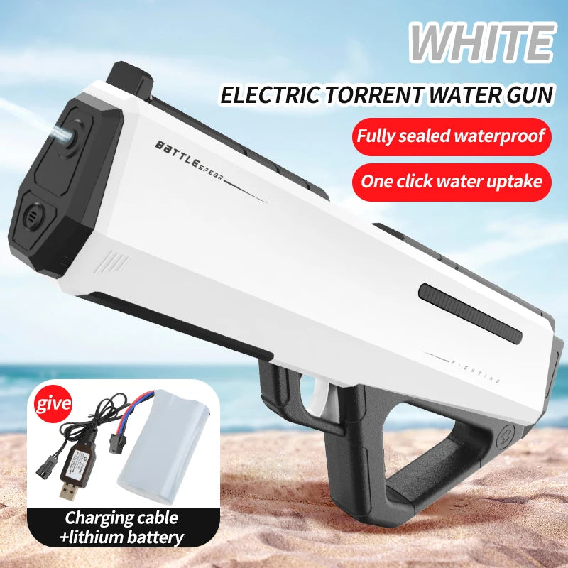 Electric High-Pressure Water Gun – Kids Summer Outdoor Toy