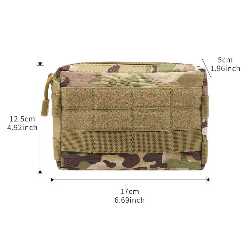 MOLLE Tactical EDC Waist Bag – Medical & Utility Belt Pouch