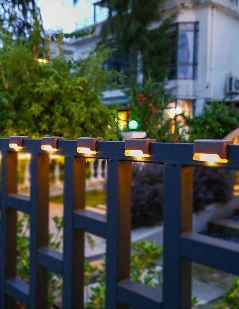 Solar LED Outdoor Lights – Waterproof Garden, Deck & Step Lamps (1/4/8/12PCS)