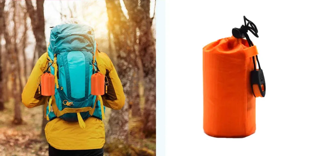 Portable Waterproof Emergency Sleeping Bag – Mylar Thermal Survival Sack