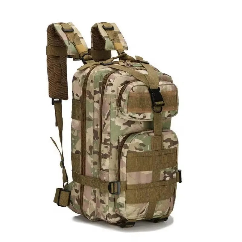 Fishing Tactical Backpack – Camouflage 3-Pocket Outdoor Travel & Hiking Bag