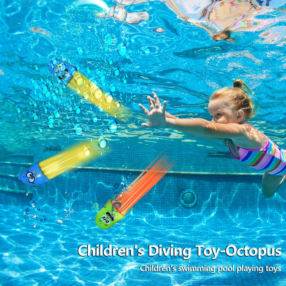 Kids Underwater Diving Game Toy Set – Pool Throwing & Water Sports Toys