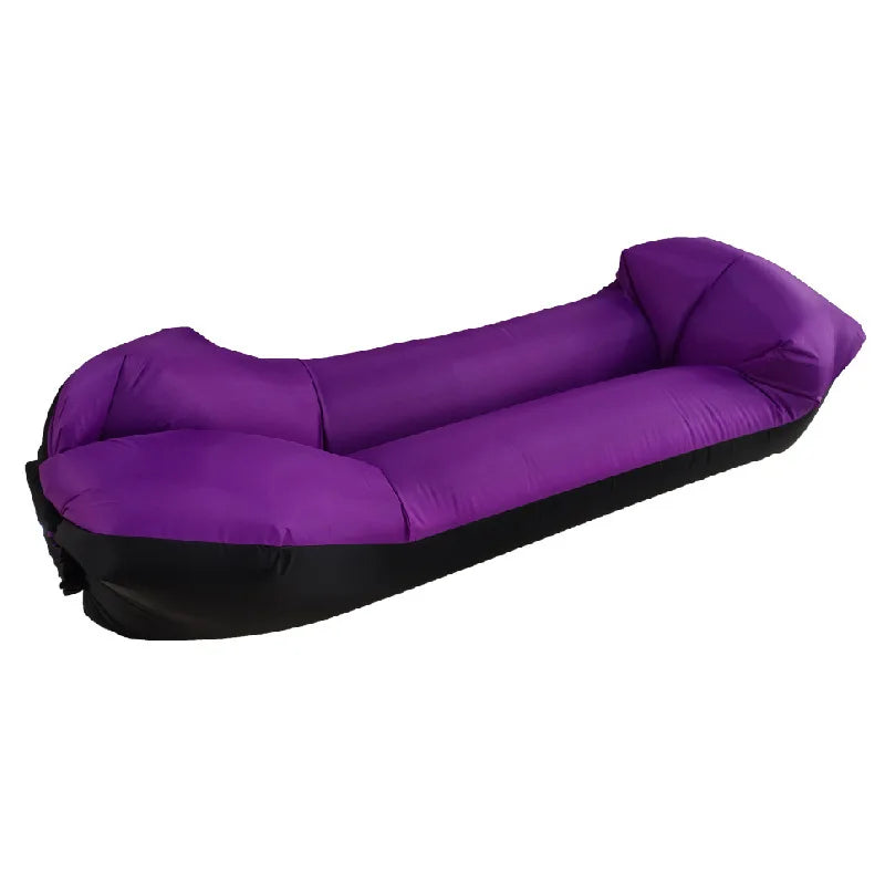 Trend Outdoor Products Fast Infaltable Air Sofa Bed Good Quality Sleeping Bag Inflatable Air Bag Lazy bag Beach Sofa 240*70cm