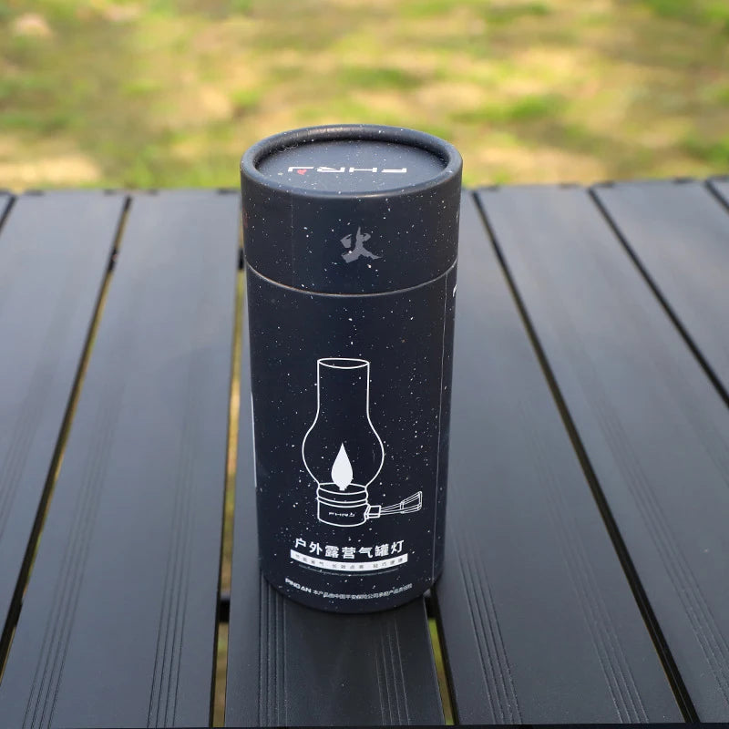 Portable Camping Gas Candle Lamp – Butane Outdoor Light