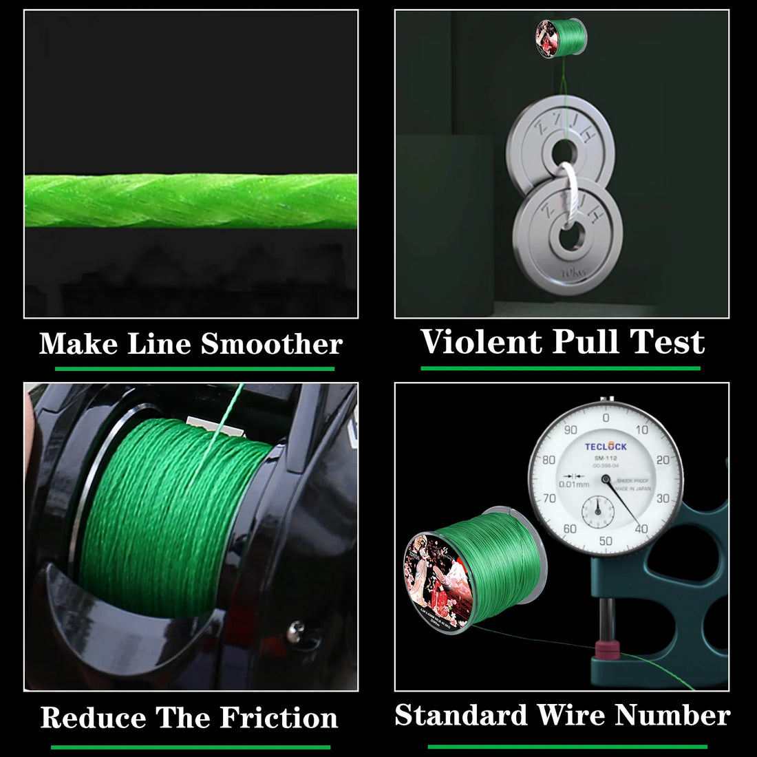 Multifilament Japan Fishing Lines X8 Fishing Line Braided Wire Bass Carp Fishing    2/2