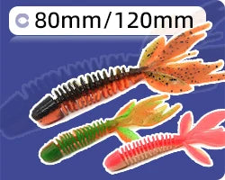 Chinook 3D T-Tail Soft Bait Lure – 65mm, 5pcs