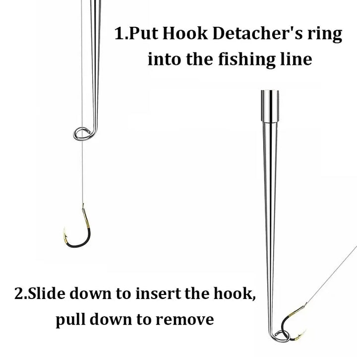 Fishing Hook Unhooker – Deep Throat Stainless Steel Carp Hook Extractor