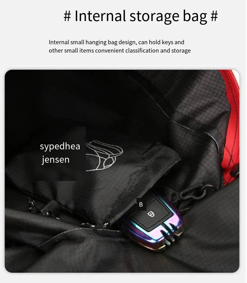 Multifunctional Folding Backpack – Lightweight Waterproof Nylon Sports Bag