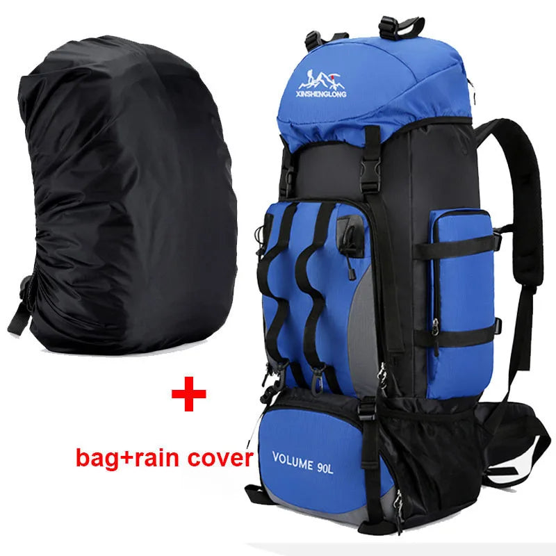90L Waterproof Hiking Backpack – Large Capacity Trekking & Camping Rucksack