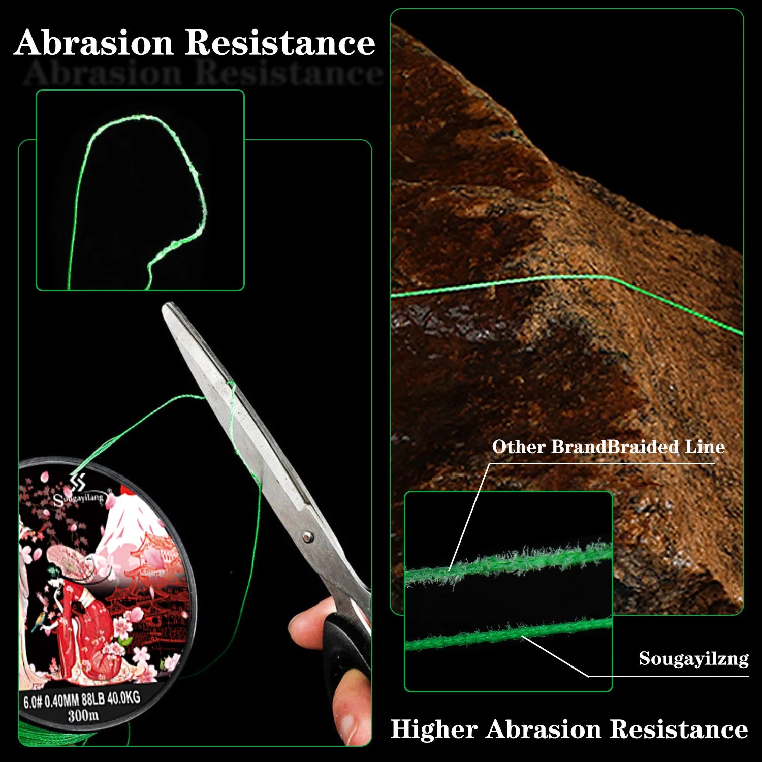 Multifilament Japan Fishing Lines X8 Fishing Line Braided Wire Bass Carp Fishing    2/2