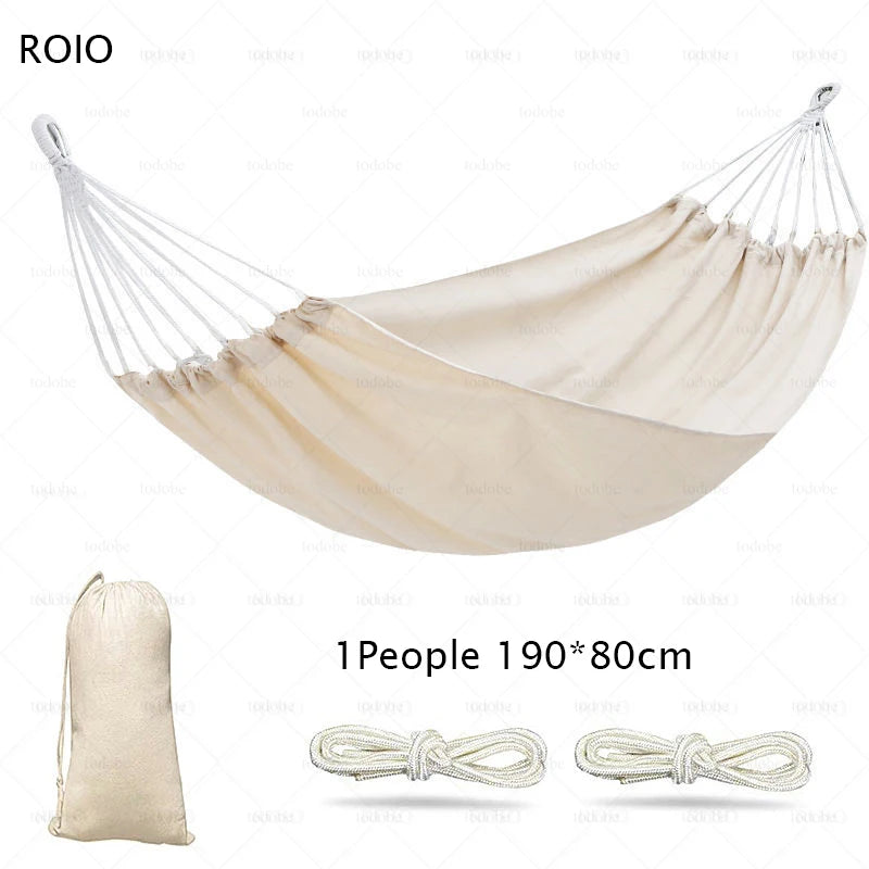 1-2 Person Portable Camping Hammock – Travel, Beach & Outdoor Hanging Bed