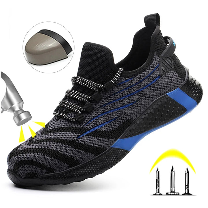 Men’s Safety Work Shoes – Lightweight, Anti-Puncture, Indestructible Boots