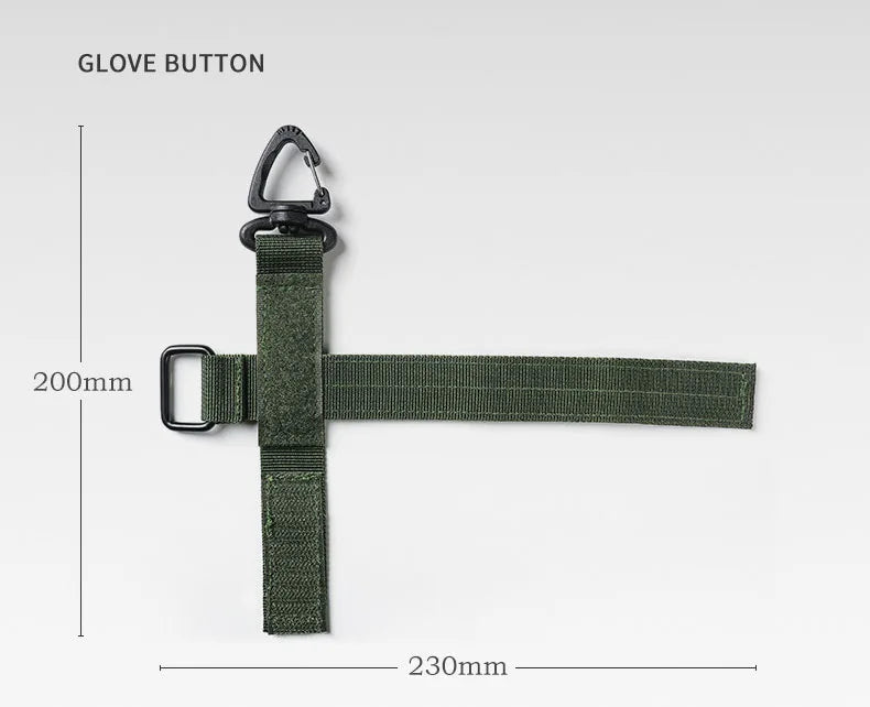 Multi-Purpose Nylon Glove & Gear Hook – Safety Clip for Outdoor Use