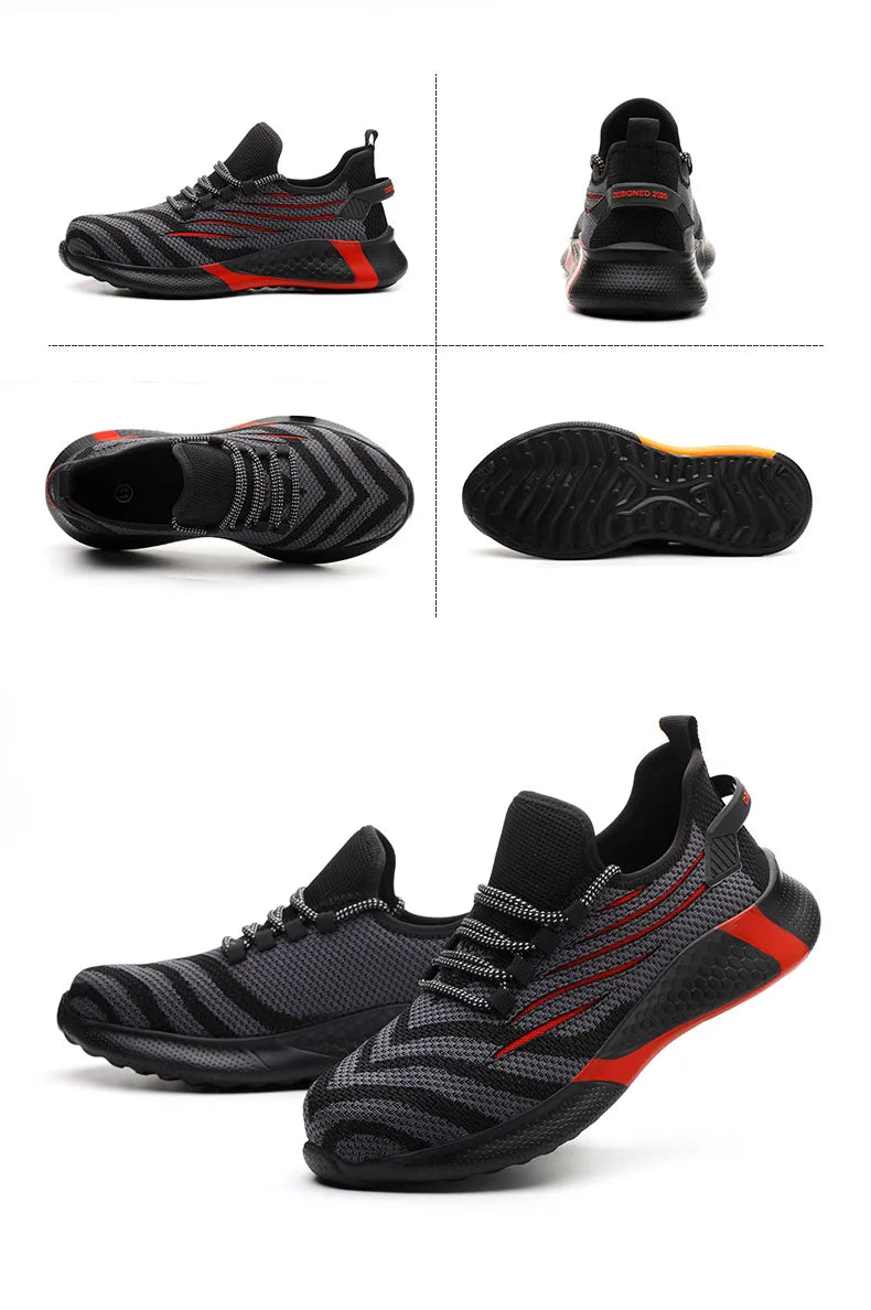 Men’s Safety Work Shoes – Lightweight, Anti-Puncture, Indestructible Boots