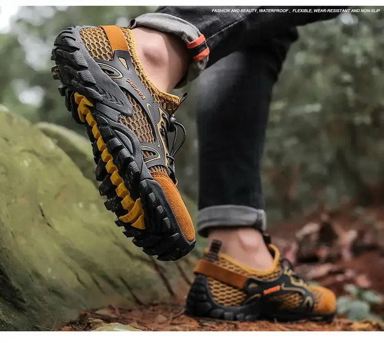 Outdoor  Anti-slip Wear-resistant Shoes for Men Hiking Jogging