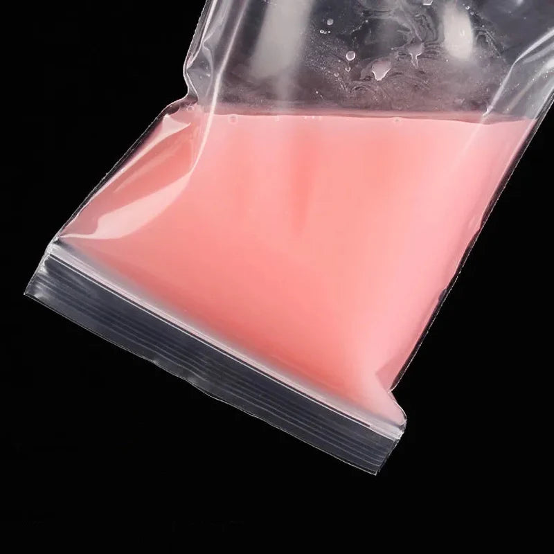 Transparent Zip Bags – 100/300PCS Reclosable Vacuum Storage Bags for Food & Jewelry