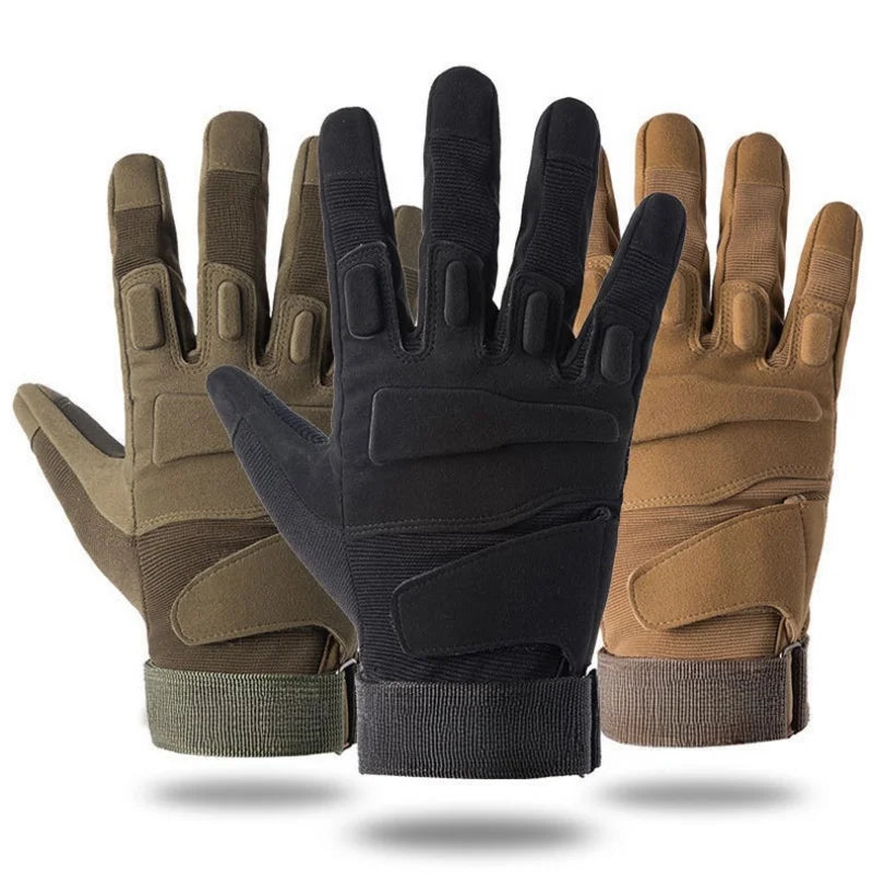 Men’s Full-Finger Tactical Gloves – Breathable, Wear-Resistant, Anti-Slip