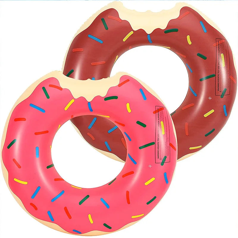 Rooxin Inflatable Donut Swim Ring – Pool Float for Kids & Adults