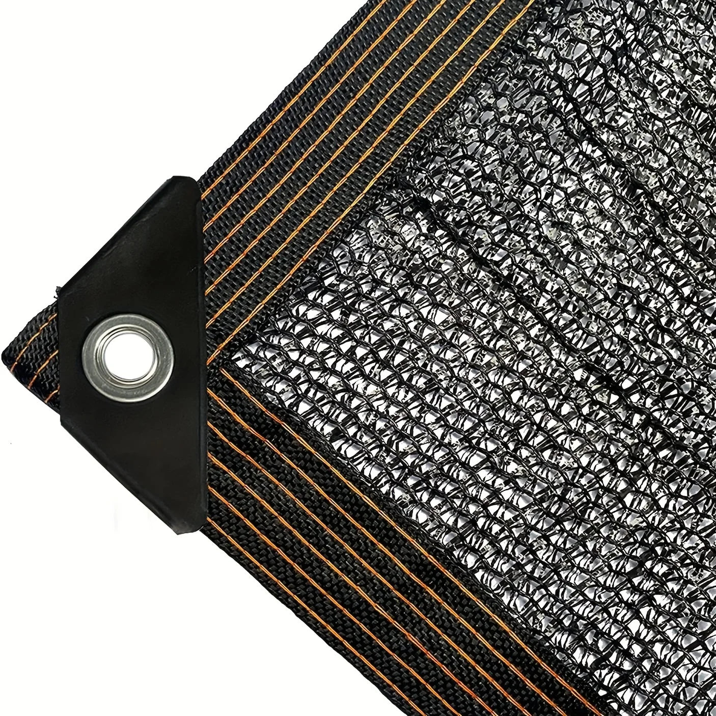 Black Shade Cloth – Sunblock Mesh Cover with Grommets for Pergola, Garden & Patio