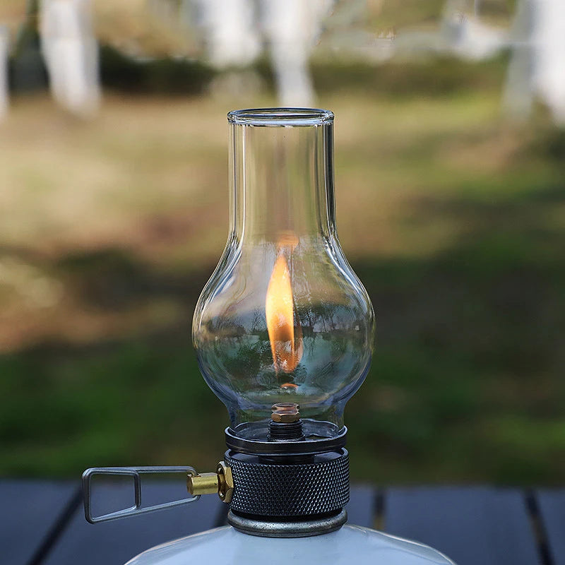 Portable Camping Gas Candle Lamp – Butane Outdoor Light