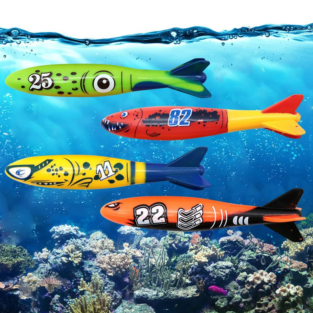 Kids Underwater Diving Game Toy Set – Pool Throwing & Water Sports Toys