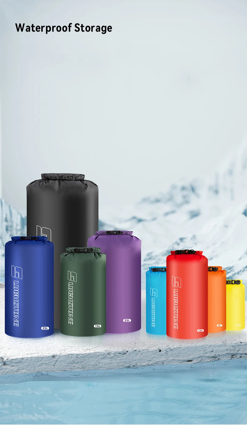 Waterproof Dry Bag – Ultralight Storage Sack for Kayaking, Rafting & Swimming (3–75L)