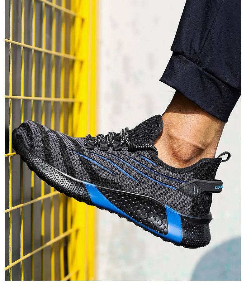 Men’s Safety Work Shoes – Lightweight, Anti-Puncture, Indestructible Boots