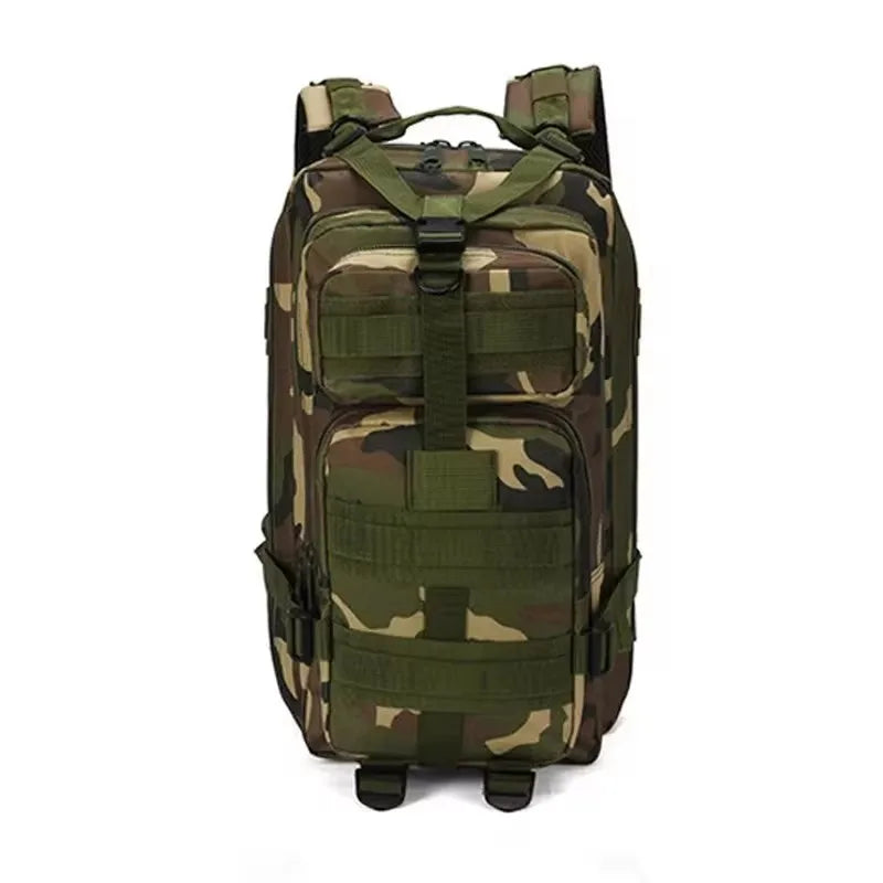 Fishing Tactical Backpack – Camouflage 3-Pocket Outdoor Travel & Hiking Bag