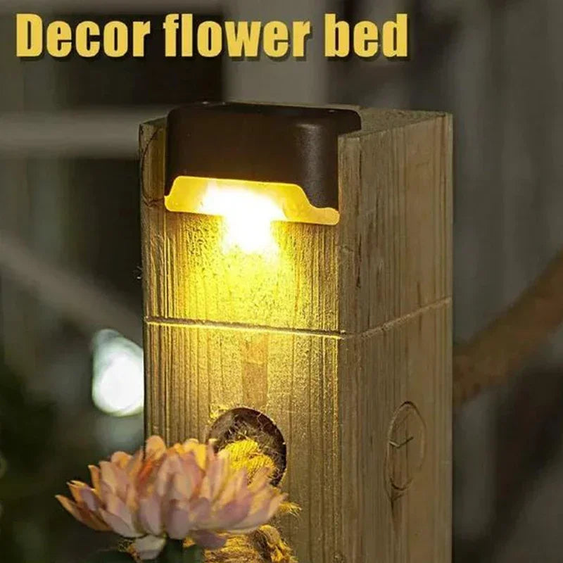 Solar LED Outdoor Lights – Waterproof Garden, Deck & Step Lamps (1/4/8/12PCS)