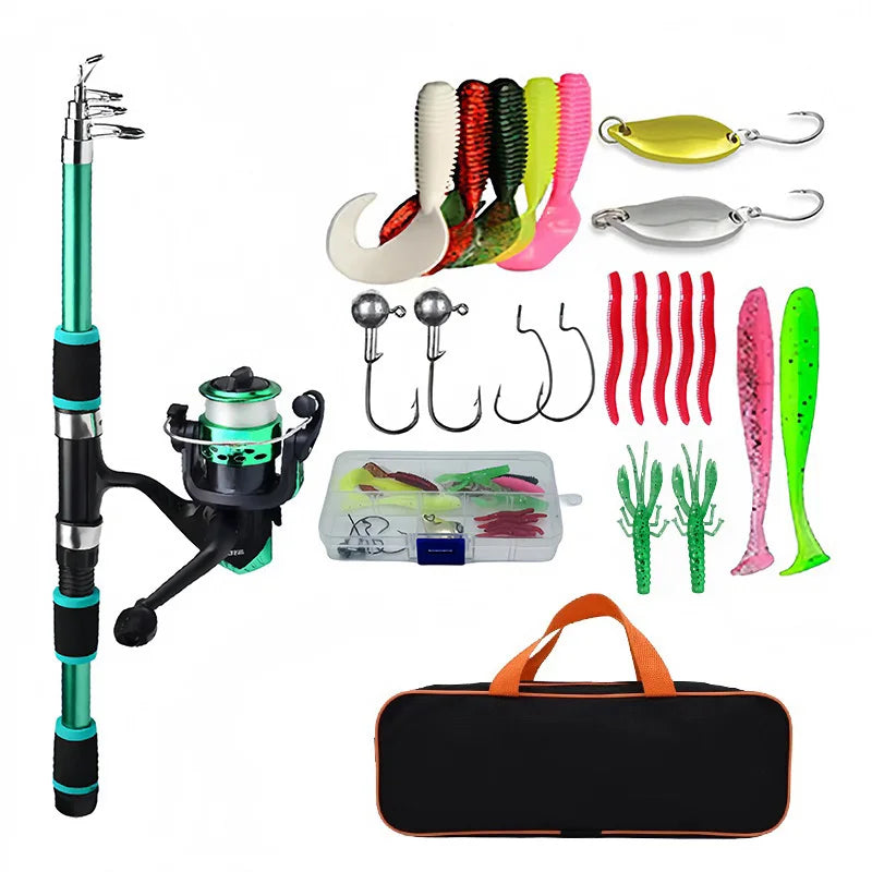 Telescopic Fishing Rod & Reel Kit
