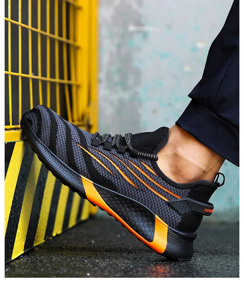 Men’s Safety Work Shoes – Lightweight, Anti-Puncture, Indestructible Boots