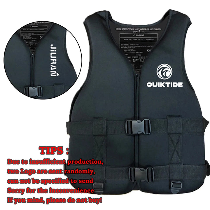 Neoprene Life Jacket – Adult & Children Buoyancy Vest for Swimming, Boating, Skiing & Water Sports