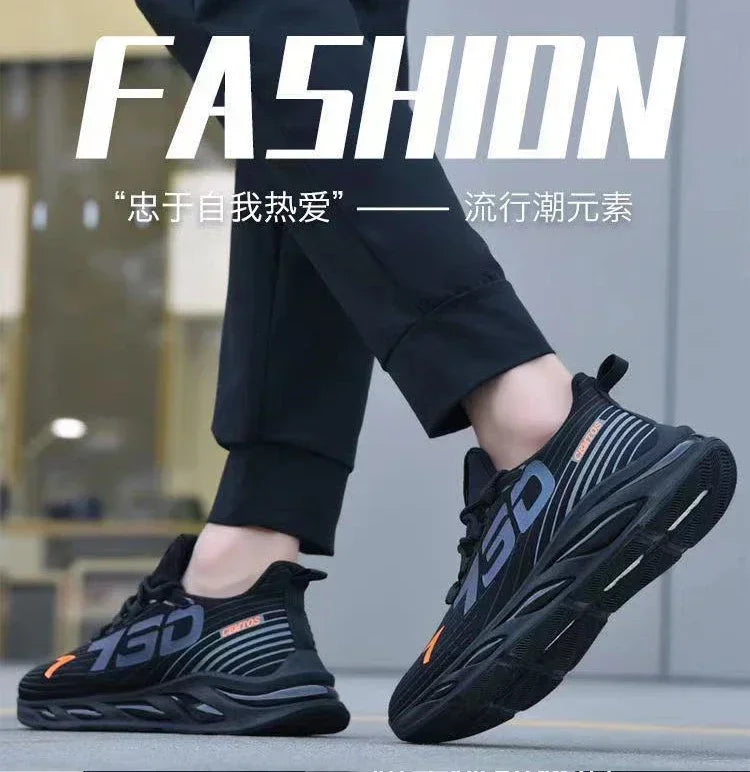 2025 Men’s Casual Sneakers – Slip-On Breathable Running & Walking Shoes
