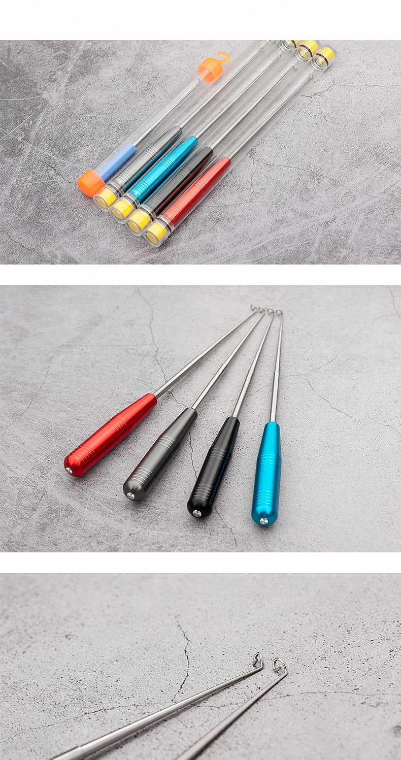 Fishing Hook Unhooker – Deep Throat Stainless Steel Carp Hook Extractor