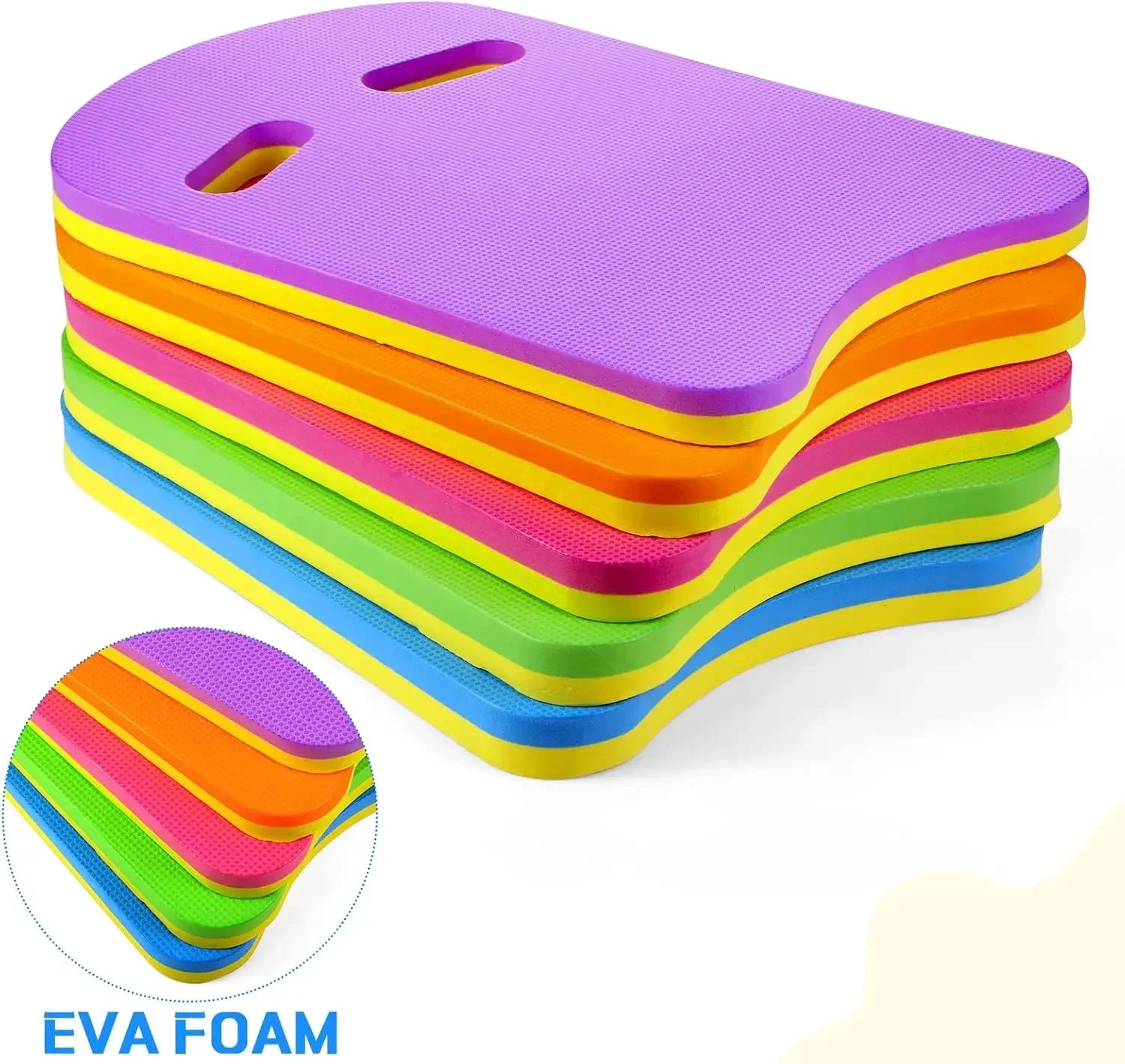 Swimming Kickboard – EVA Foam U-Shaped Training Board for Kids & Adults