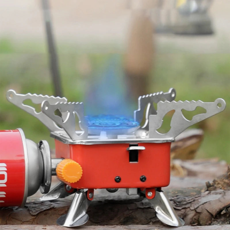 Mini Portable Folding Gas Stove – Ultra-Light Camping & Hiking Cookware