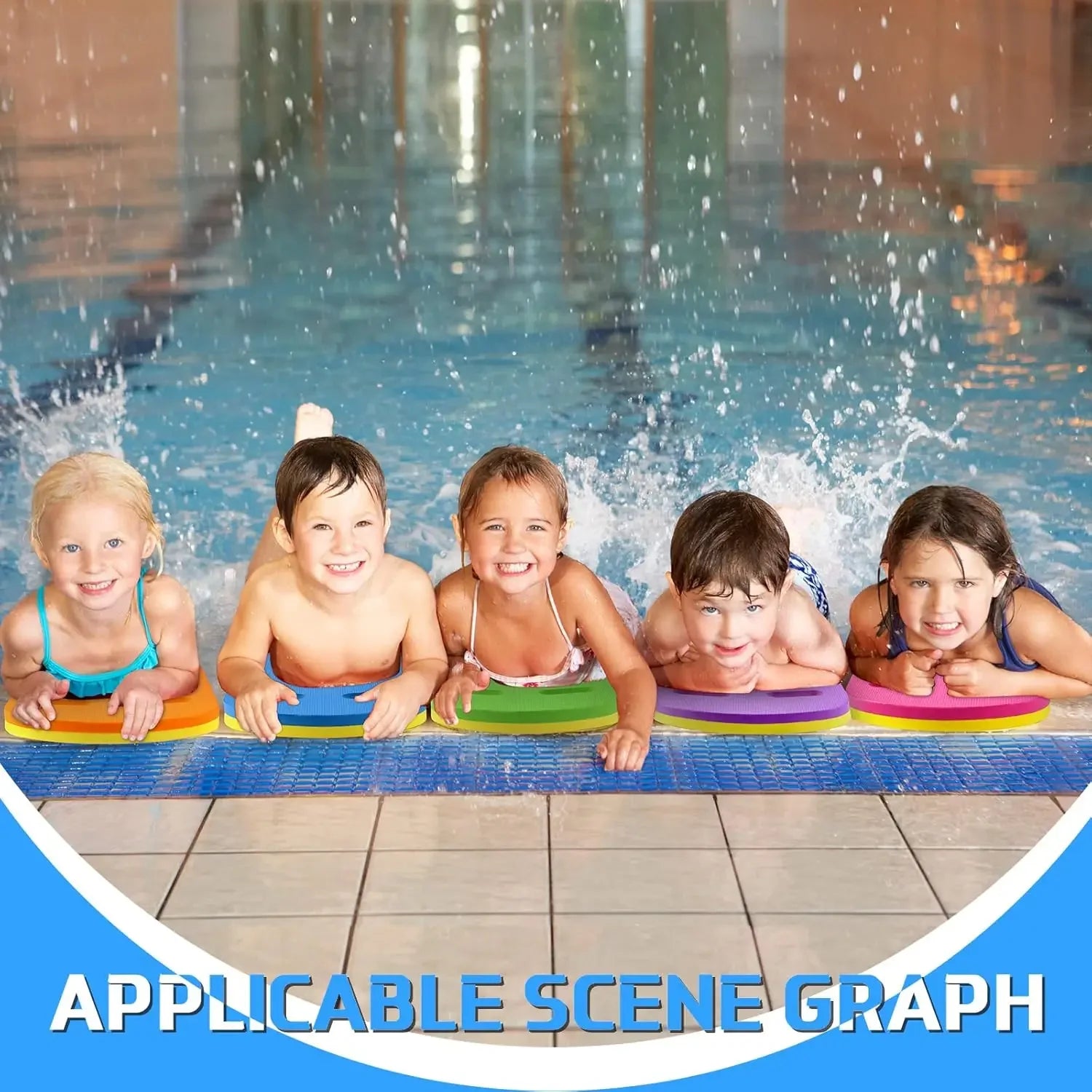 Swimming Kickboard – EVA Foam U-Shaped Training Board for Kids & Adults