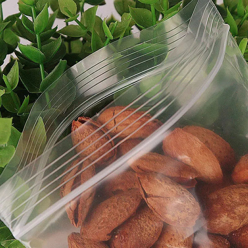 Transparent Zip Bags – 100/300PCS Reclosable Vacuum Storage Bags for Food & Jewelry