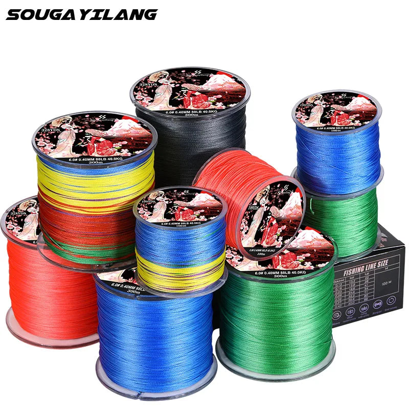 Multifilament Japan Fishing Lines X8 Fishing Line Braided Wire Bass Carp Fishing    2/2