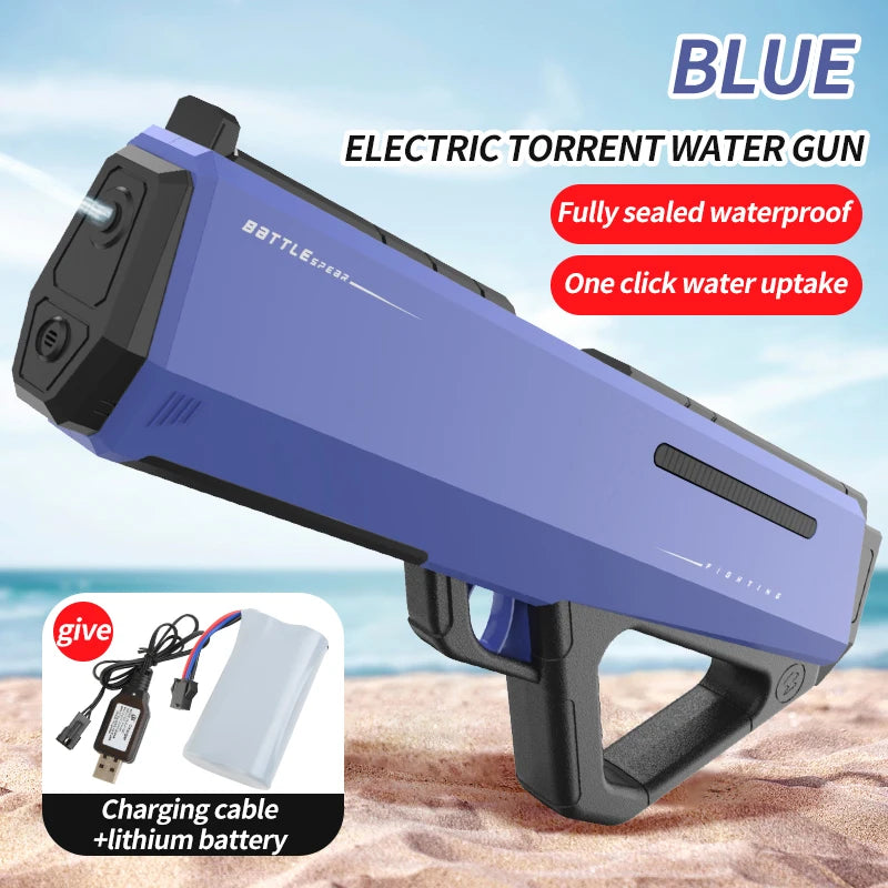 Electric High-Pressure Water Gun – Kids Summer Outdoor Toy