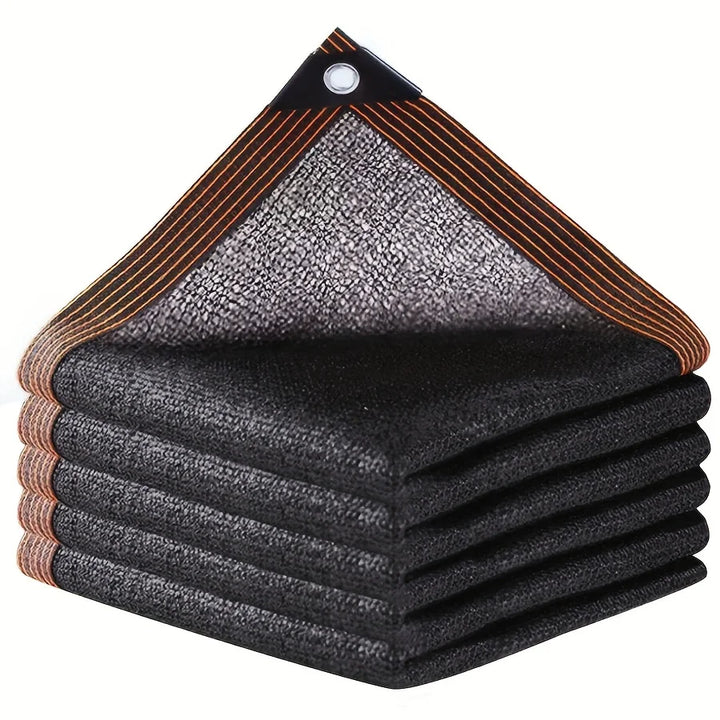 Black Shade Cloth – Sunblock Mesh Cover with Grommets for Pergola, Garden & Patio