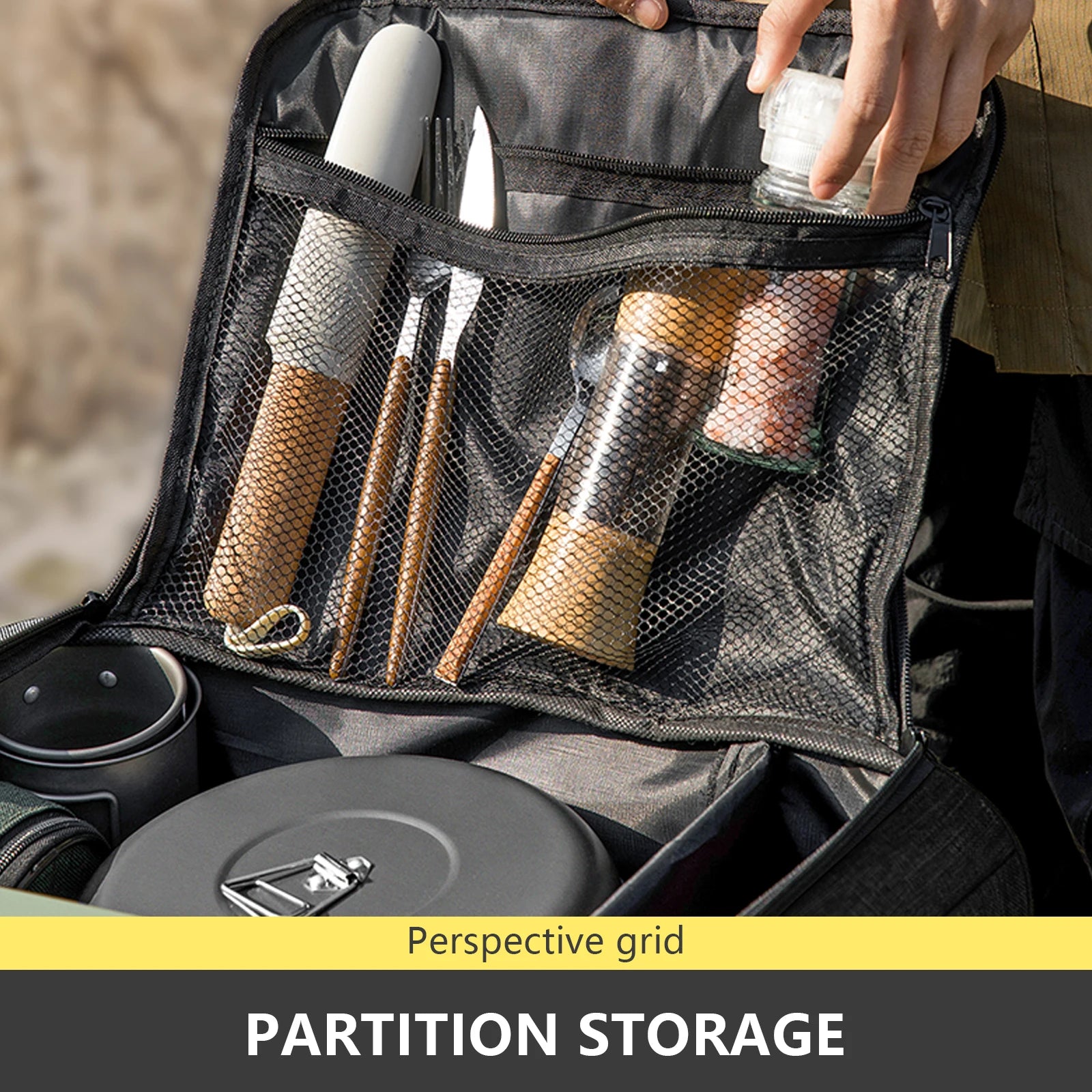 26L Camping Storage Bag – Gas Bottle, Cookware & Gear Organizer