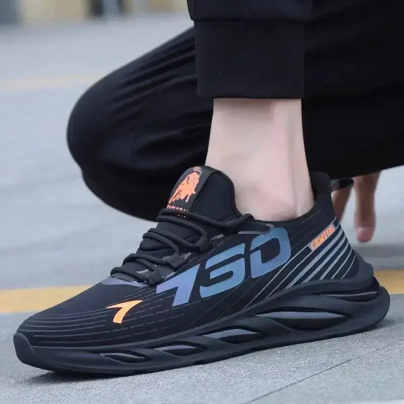 2025 Men’s Casual Sneakers – Slip-On Breathable Running & Walking Shoes