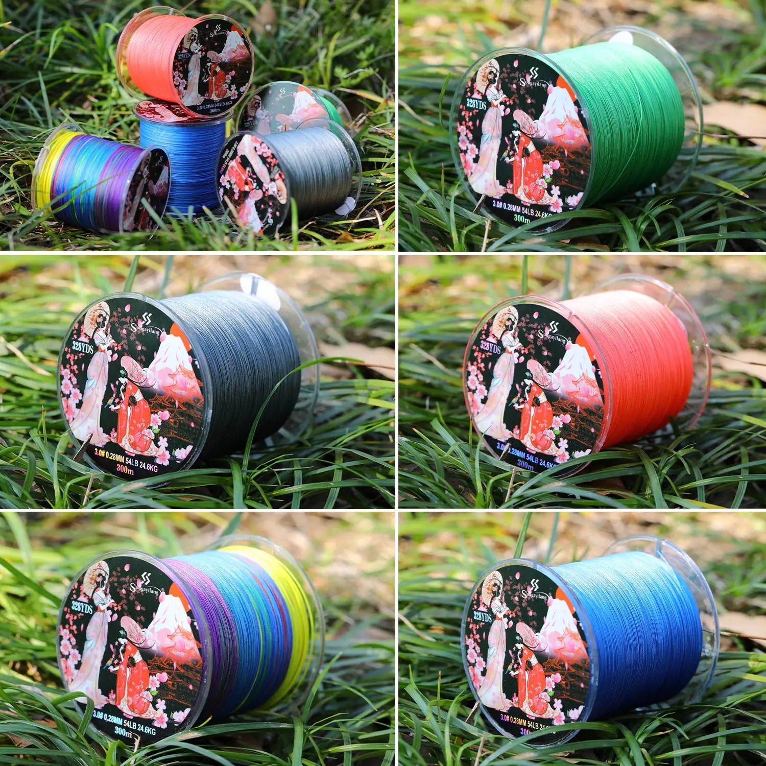 Multifilament Japan Fishing Lines X8 Fishing Line Braided Wire Bass Carp Fishing    2/2