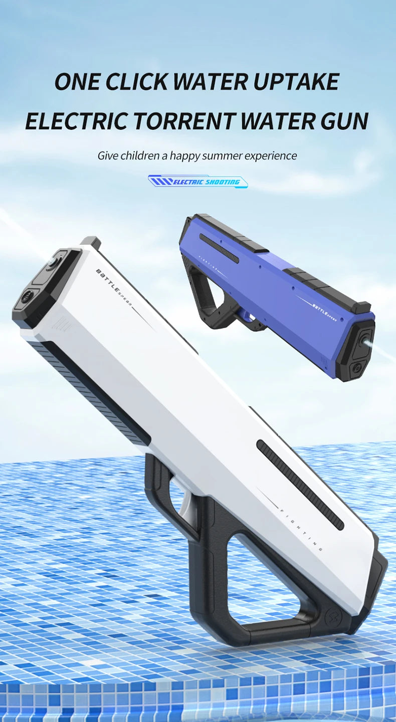 Electric High-Pressure Water Gun – Kids Summer Outdoor Toy