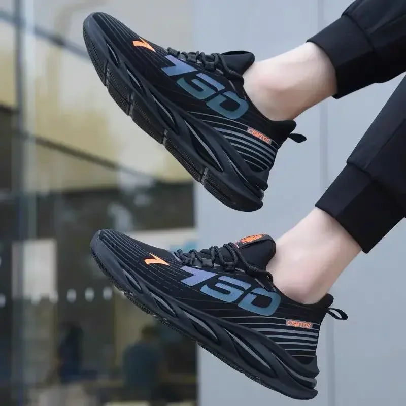 2025 Men’s Casual Sneakers – Slip-On Breathable Running & Walking Shoes