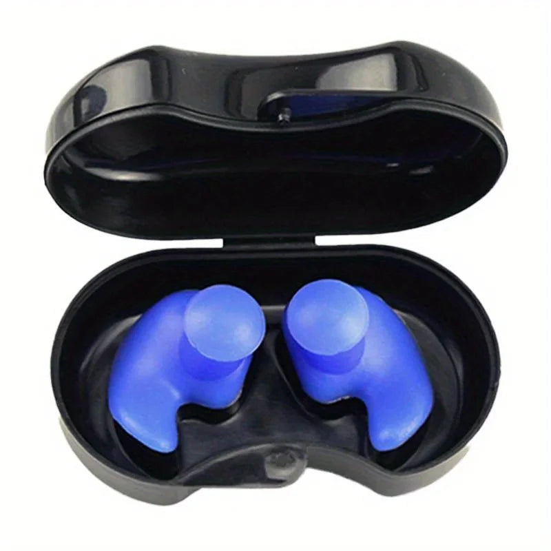2PCS Silicone Swimming Earplugs – Reusable Waterproof Ear Protection