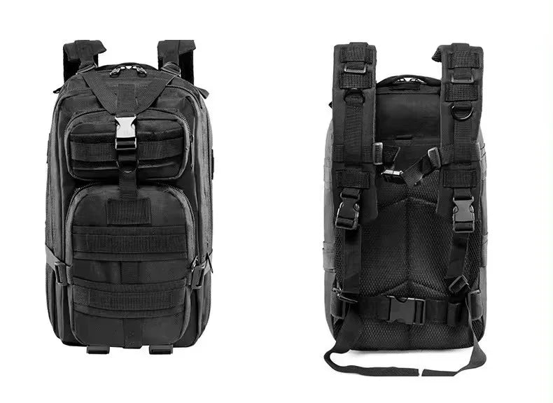 Fishing Tactical Backpack – Camouflage 3-Pocket Outdoor Travel & Hiking Bag