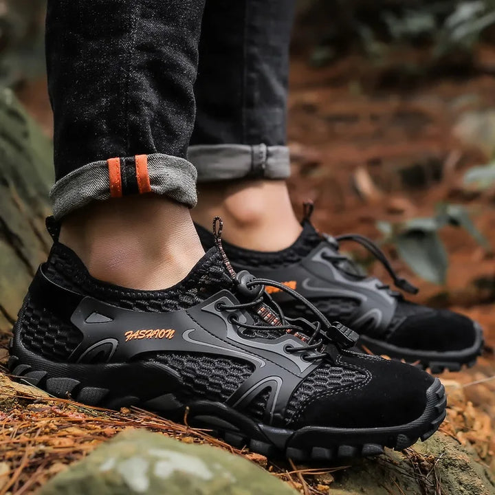 Outdoor  Anti-slip Wear-resistant Shoes for Men Hiking Jogging