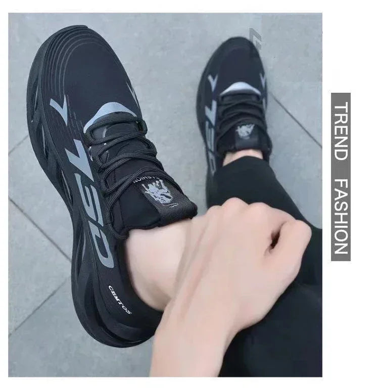 2025 Men’s Casual Sneakers – Slip-On Breathable Running & Walking Shoes
